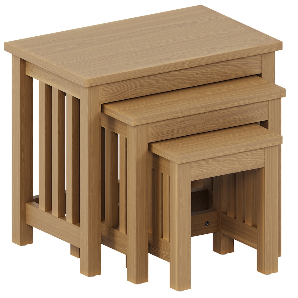 image 1 of Vida Designs Ashton Nest of Tables 3 Piece Set Nesting Sofa Bedside Side Table