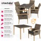 image 2 of Garden Table and Chairs - Tarent dining table and 4 Rosarno chairs | Cream | nature | 93,50 x 93,50 x 75 cm | 1