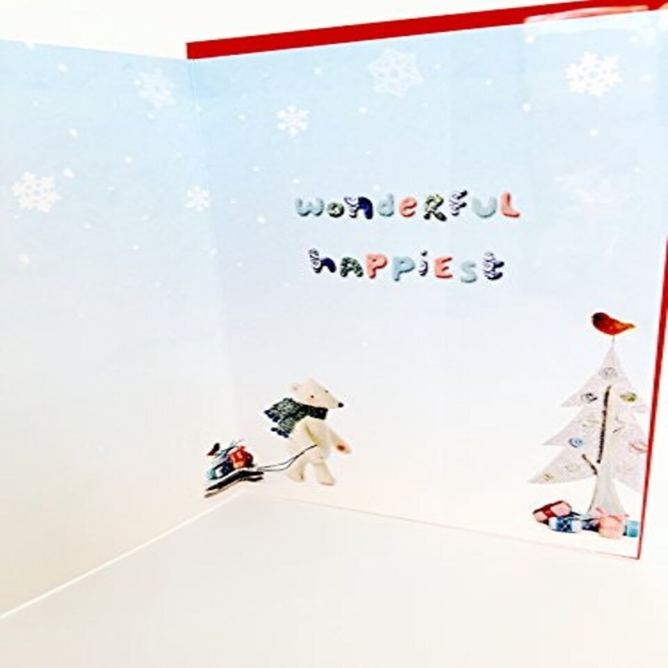 image 1 of Special Little Boy Merry Christmas Greeting Card