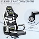 image 5 of Vinsetto Racing Gaming Chair w/ Lumbar Support, Gamer Office Chair, Black White