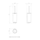 image 5 of COSMIC Toilet Brush with Holder, Matt Black, Free standing Essentials Collection