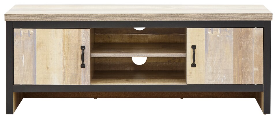 image 1 of Boston 2 Door TV Unit | Brown | Oak