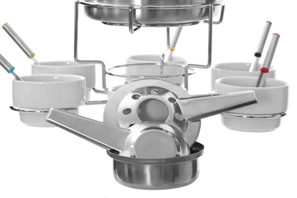 image 1 of Freya Stainless Steel Fondue Set