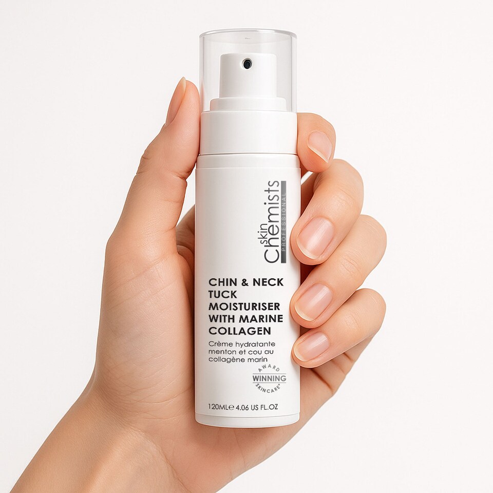 image 1 of skinChemists Chin & Neck Tuck Moisturiser with Marine Collagen 120ml