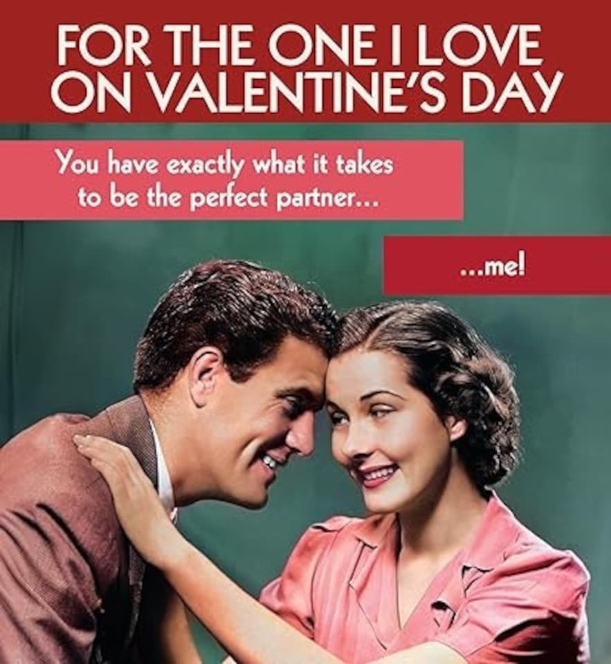 image 1 of The Perfect Partner... - Retro Valentine's Card