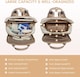 image 2 of LOVEVOOK Diaper Bag Backpack, Baby Bag with Changing Pad, Large Diaper Backpack Boy Girl, Waterproof Baby Registry Bag for Mom Dad with Stroller Buckles, Beige-khaki | Brown | beige-khaki