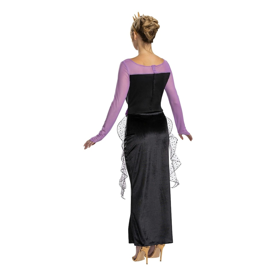 image 1 of The Little Mermaid Womens/Ladies Ursula Classic Costume Set - Black/Purple - M M