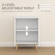 image 4 of HOMCOM Sideboard Buffet Cabinet with Adjustable Shelf, White | White