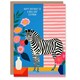 image 1 of Step Mum Colourful Modern Bright Stripes Her Birthday Card