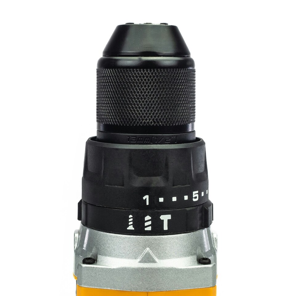 image 1 of JCB 18V 65Nm Brushless, Variable Speed Combi Drill with 5.0Ah Li-ion Battery & 2.4A Charger | JCB-18BLCD-5X-B