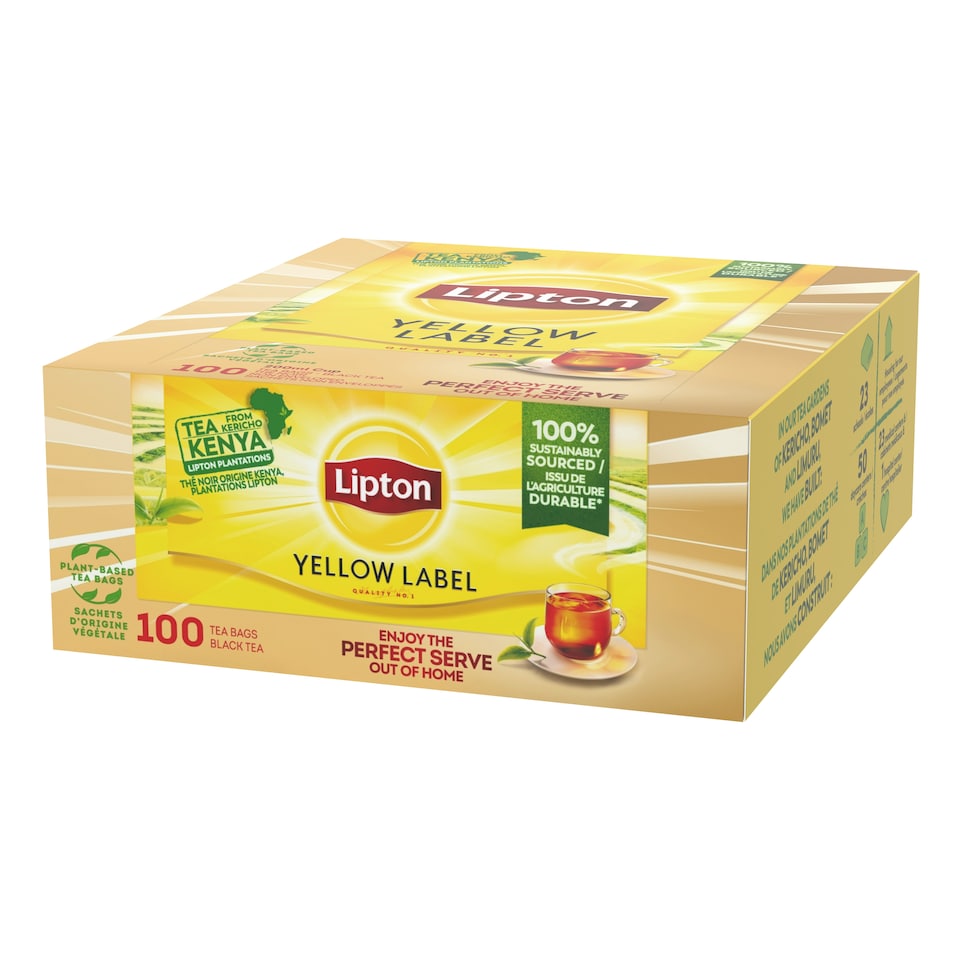 image 1 of Lipton Yellow Label Teabags, 100 Teabags (3 Pack)