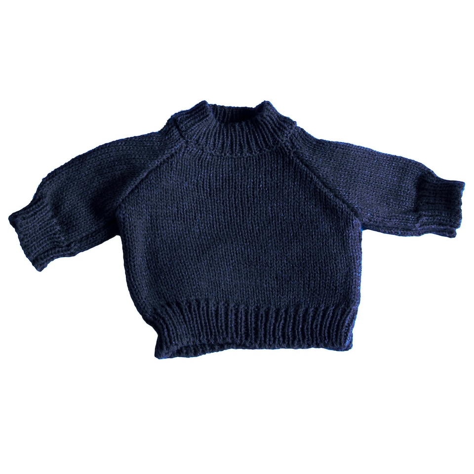 image 1 of Mumbles Teddy Jumper Accessory - Navy - M