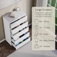 image 6 of Vida Designs Glinton 5 Drawer Chest of Drawers Bedroom Storage, 100% FSC, White