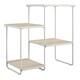 image 3 of Dante Plant Stand with Shelves Natural Cream | NATURAL