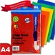 image 3 of Pack of 5 A4 Pvc Assorted Colours Heavy Duty Copy Book Covers by Student Solutions
