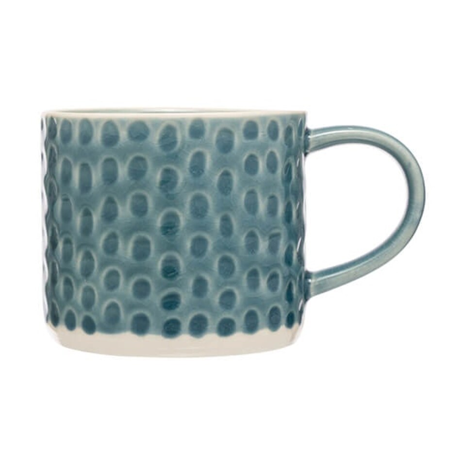 image 1 of Siip Embossed Green Circle Mug