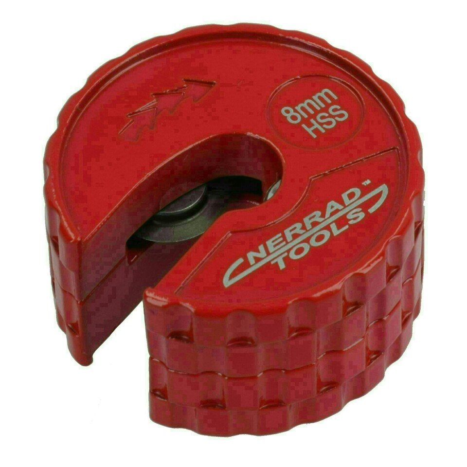 image 1 of 8mm Copper Tube Pipe Cutter Slice Wheel HSS Wheels One Handed Operation