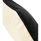 image 2 of Westford Mill Fairtrade Piped Cushion Cover - Natural/Black - One Size