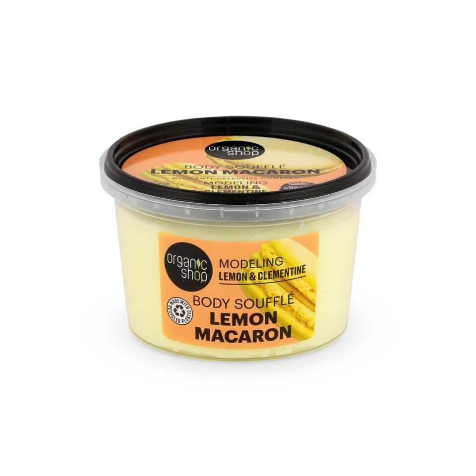 image 1 of Organic Shop LemonMacaron BodySouffle Lemon&Clementine 250ml