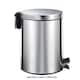 image 1 of Stainless Steel Silver Metal Wastebin 8L