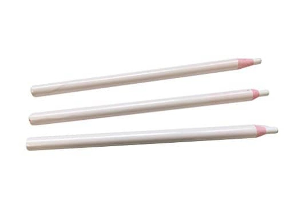 image 1 of Pack of 12 White Chinagraph Pencils by Janrax - Peel Off China Markers