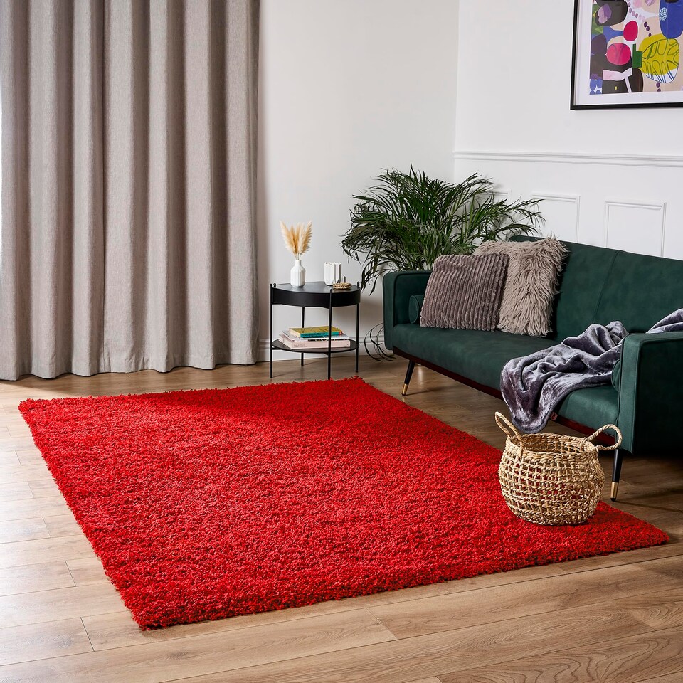 image 1 of Bargainia California Shaggy Rug Soft Pile Living Room