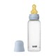 image 1 of BIBS BPA-Free PP 270ml Baby Bottle Latex 1 Pack Medium Flow Baby Blue | Blue | M