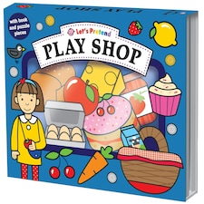 Let's Pretend Play Shop - BOARDBOOK - 18D Kids Activity & Sticker - Priddy Macmillan (MDL) - 9781783414550