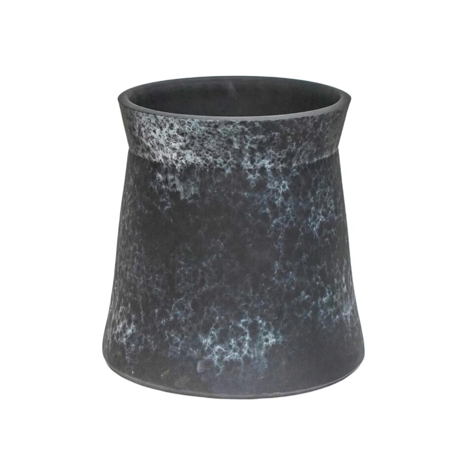 image 1 of Kew Handthrown Planter Basalt Black