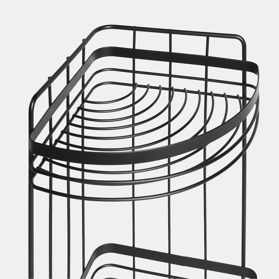image 1 of OHS 3 Tier Shower Caddy Freestanding Bathroom Corner Shelf Organiser