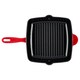 image 7 of Cooks Professional 2 Piece Cast Iron Frying Pan & Skillet Set with Enamel Interior - Oven Safe & All Hob Compatible | Red | Red