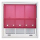 image 3 of FURNISHED Roller Blinds Daylight Square Eyelet Light Filtering Easy Fit Trimmable Window Shade | Pink | Fuchsia