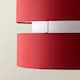 image 5 of ValueLights Sophia Small Red 2 Tier Ceiling Light Shade Red