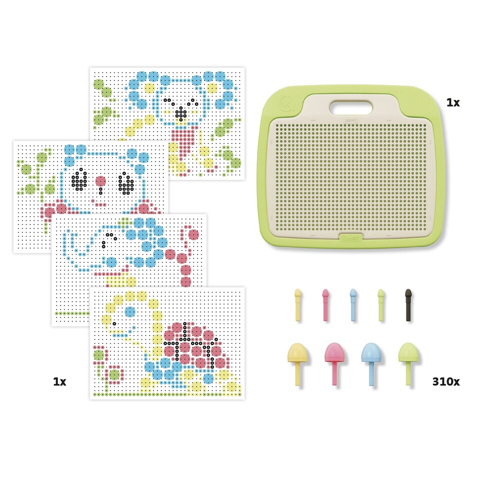 image 1 of Quercetti Play EcoPlus Fantacolor 310 Pieces