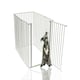 image 1 of Bettacare Extra Tall Pet Pen, 72cm x 118cm, White, 105cm High, Dog Pen for Pets, Dogs and Puppies, Easy Installation White