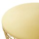 image 5 of Interiors by Premier Gold Finish Side Table With Caged Base, Open Frame Design Bedside Table, Accent Side Table for Living Room Gold