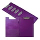image 1 of Pack of 6 A4 Purple Foldover Clipboards