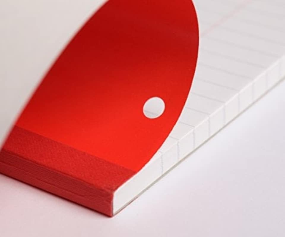 image 1 of 160 Page A4 Red Refill Pad (210x297mm)