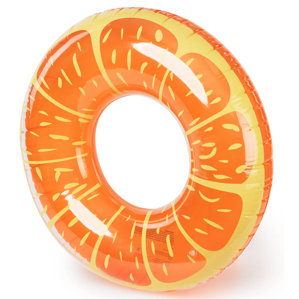 Inflatable Orange Swim Ring 90cm