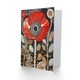 image 2 of Abstract Poppy Flower Floral Lover Artistic Pattern Simple Him Her Birthday Card