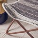 image 2 of Cefena Grey And White Butterfly Chair Multi