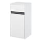 image 1 of HOMCOM Modern Minimalistic Bathroom Storage Cabinet Drawer Cupboard Shelf White
