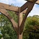image 5 of Wall Mounted Premium Pergola - Wood - L360 x W480 x H270 cm - Rustic Brown