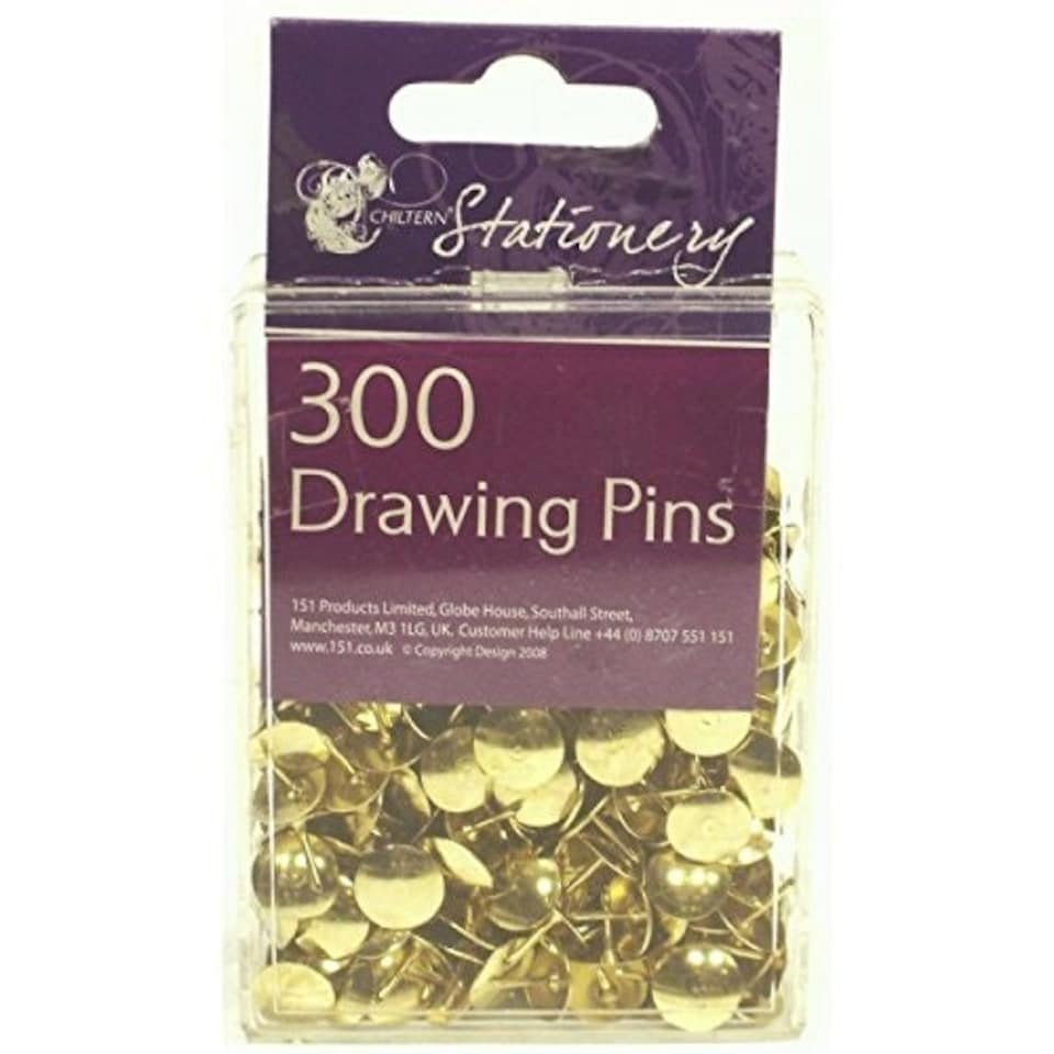 image 1 of Metal Drawing Pins - Box of 300