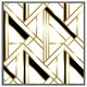 image 3 of Golden art deco (Picture Frame) Black | L