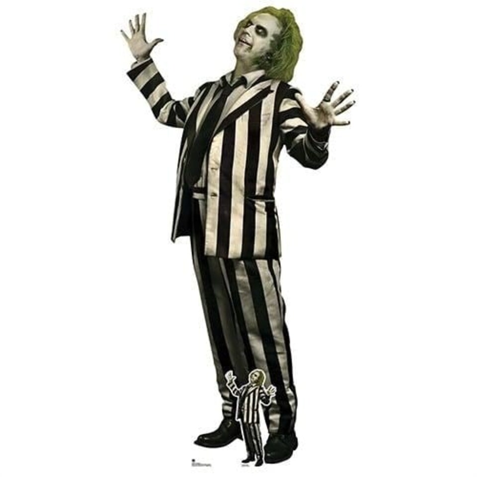 image 1 of Beetlejuice Beetlejuice Michael Keaton Lifesize Cardboard Cutout 178cm