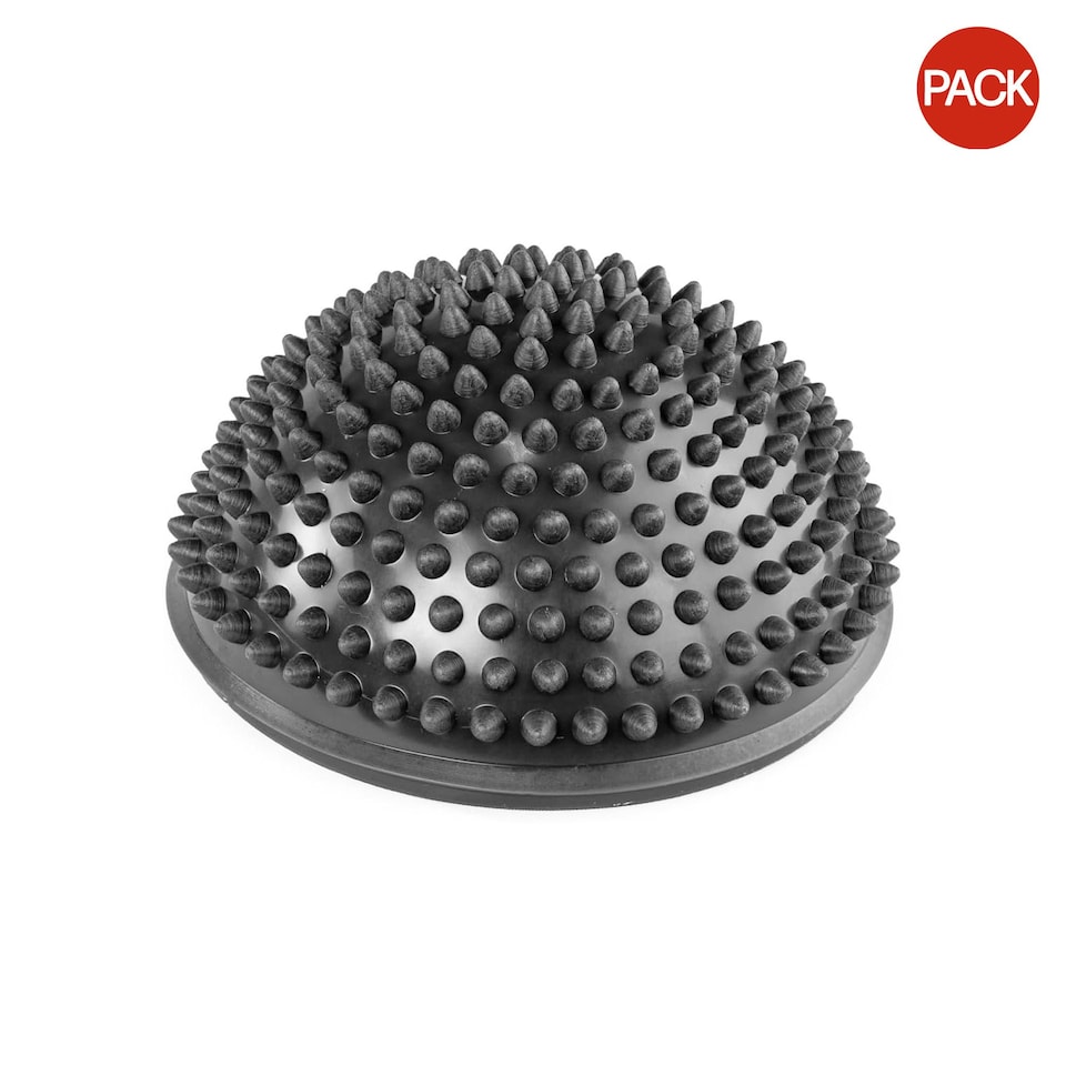 image 1 of Fitness Mad POD Dome Wobble Board (Pack of 2) - Grey - One Size