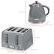 image 5 of HOMCOM Kettle and Toaster Set, 1.7L 3000W Fast Boil Jug Kettle with Auto Shut Off, 4 Slice Toaster with 7 Level Browning Controls & Crumb Tray, UK Otter Thermostat, Grey