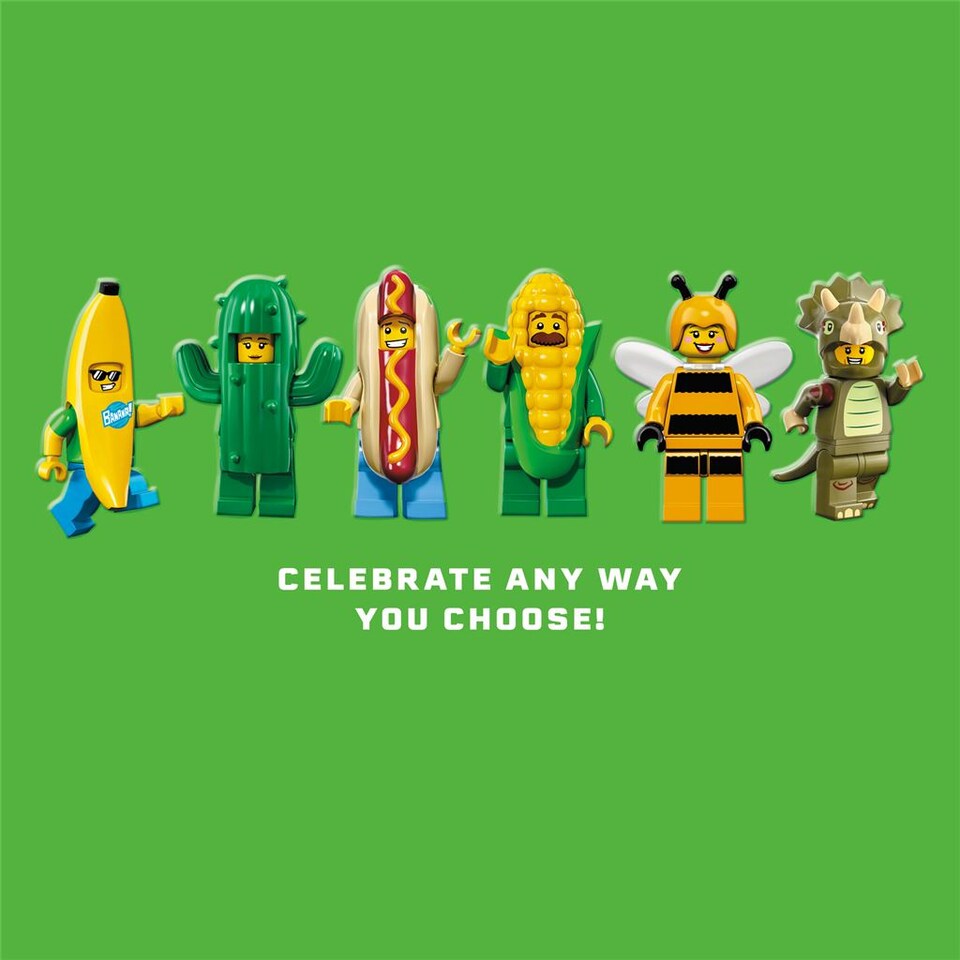 image 1 of LEGO Design Open Birthday Card
