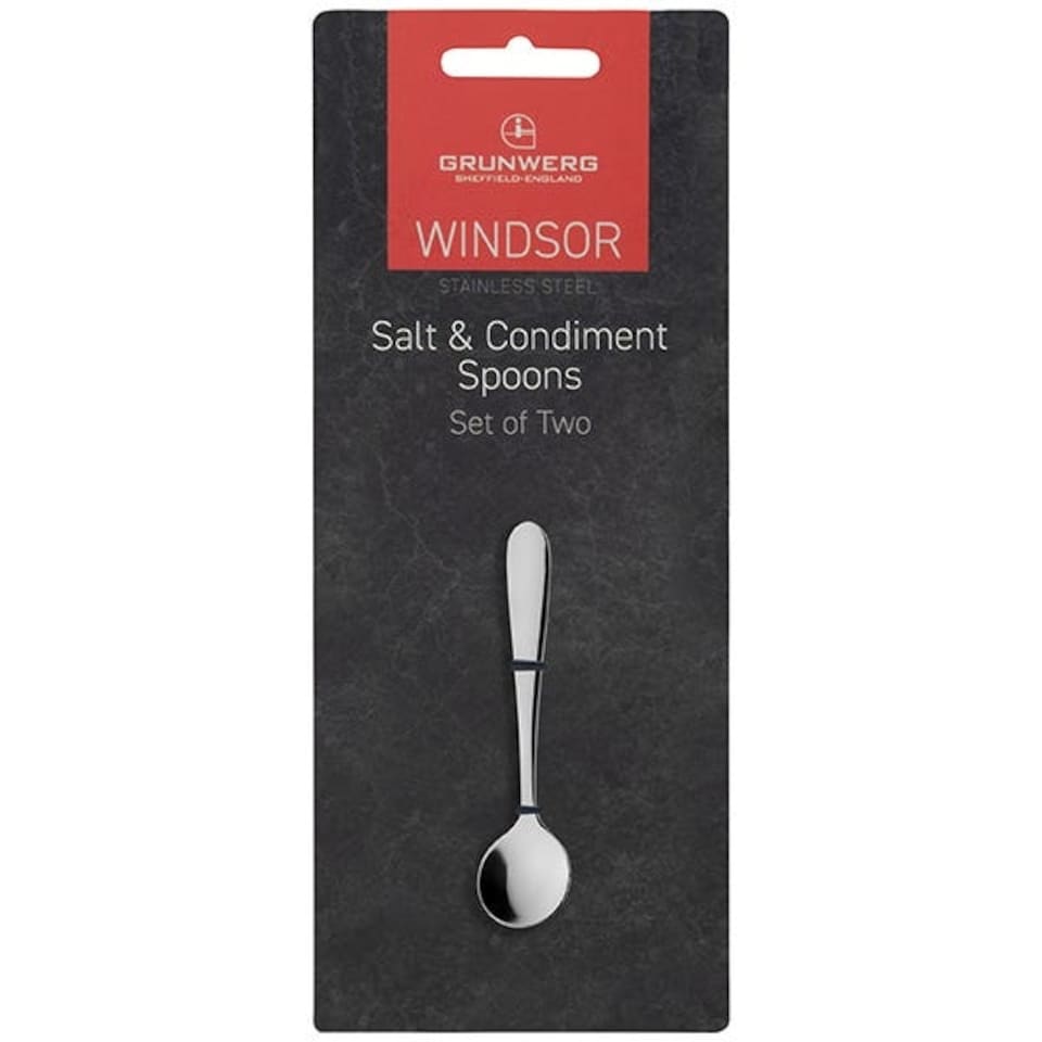 image 1 of Grunwerg Windsor Set Of 2 Salt Spoons